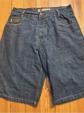 mecca Dark Indigo Denim Men's Jean Shorts